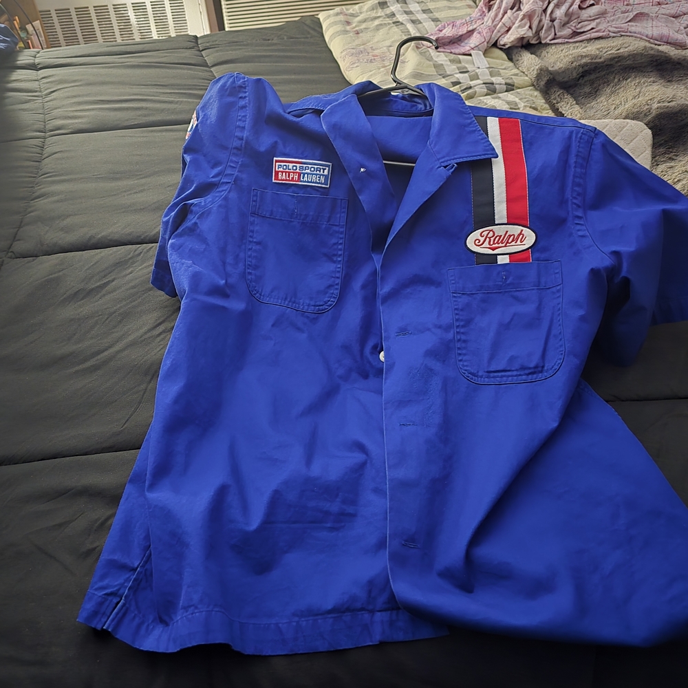 Ralph Blue Button-Up Shirt
